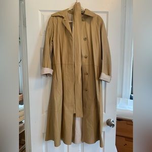Vince lamb leather coat